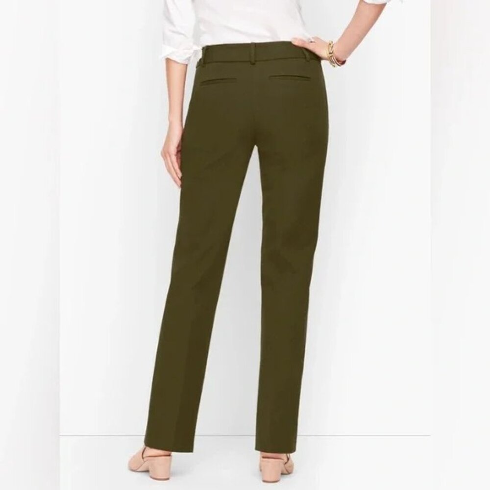 Talbots Olive Green Newport Pant Trousers